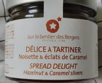 Délice à tartiner (noisette et éclats de caramel)
