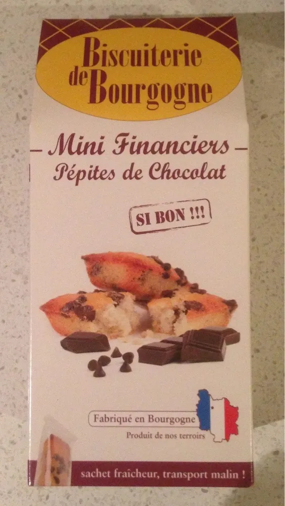 Mini financiers - Pépites de chocolat