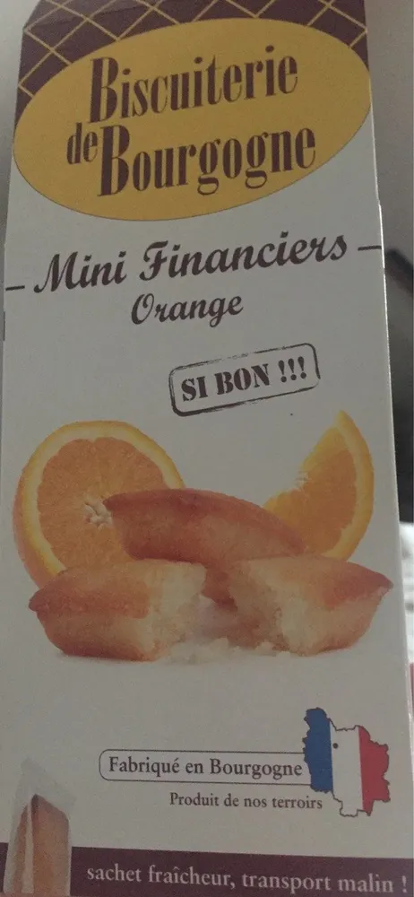 Mini financiers Orange