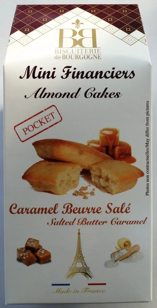 Mini financiers caramel beurre salé