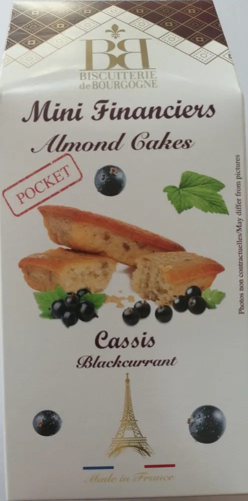 Mini financiers cassis