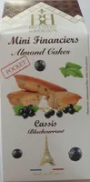 Mini financiers cassis