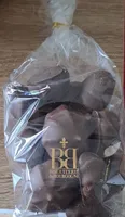 Meringues blanches enrobees de chocolat lait