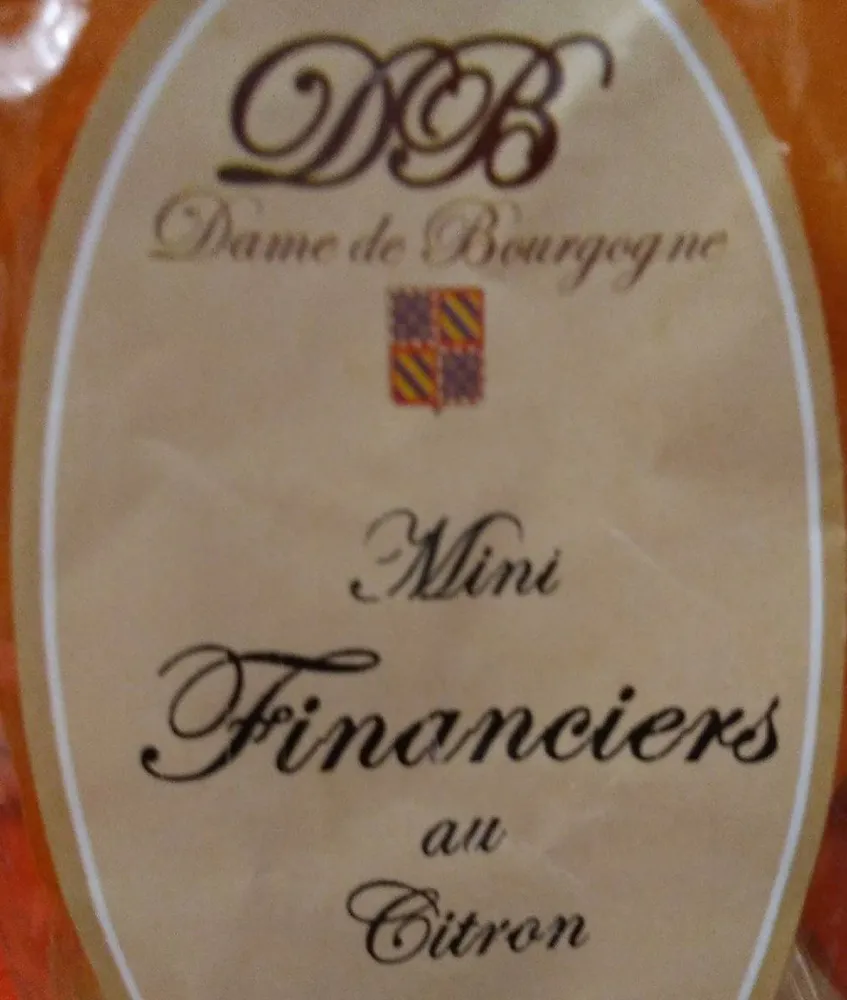 Mini financier aux citron