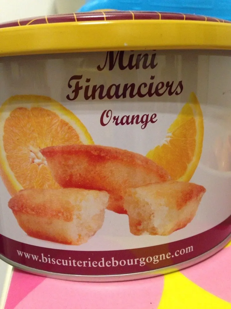 Mini financiers orange