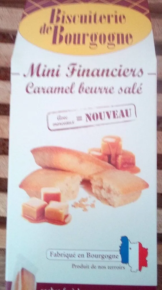 Mini financier aux caramel beurre salé