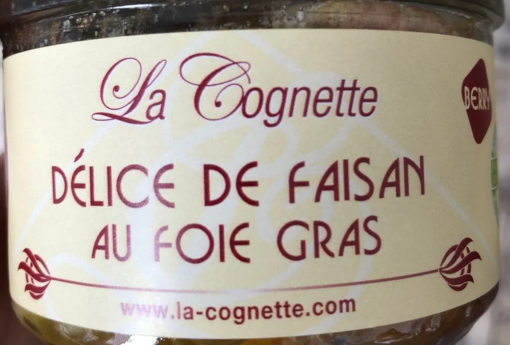 Délice de faisan au foie gras