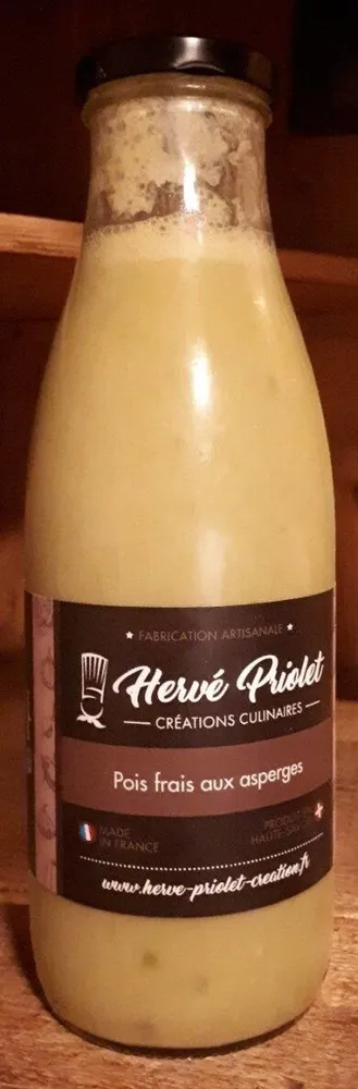 Soupe de pois frais aux asperges