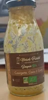 Soupe bio courgette coco et curry