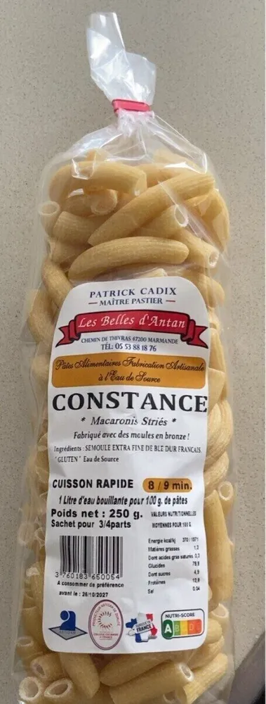 Macaronis Striés