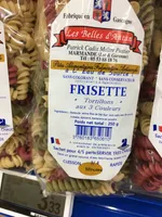 Pâtes tortillons aux 3 couleurs