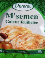 M'semen Galette Feuilletée Nature
