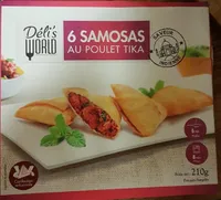 6 Samosas au Poulet Tika