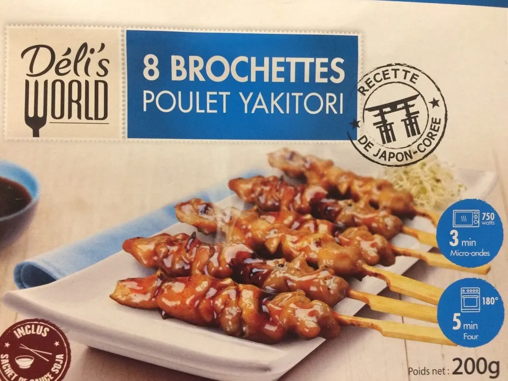 Brochettes poulet yakitori