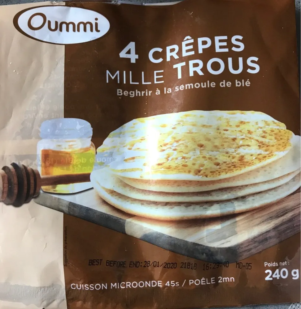 Crêpes mille trous