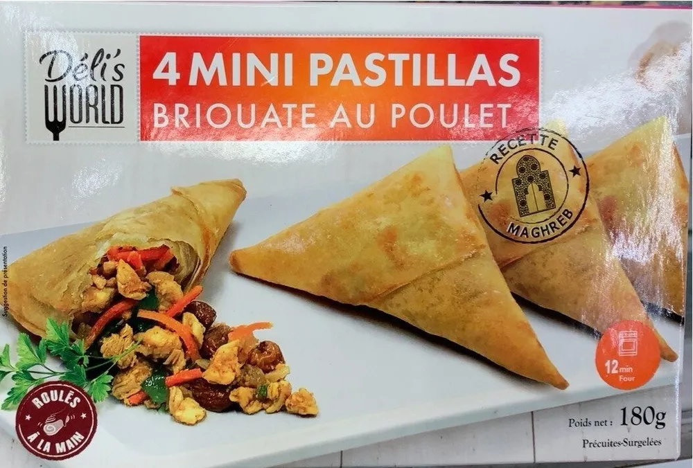 Mini pastillas briouate au poulet