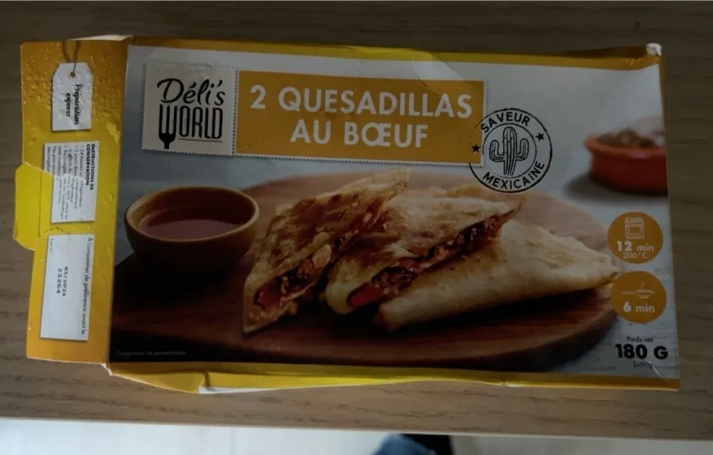 Quesadillas au boeuf