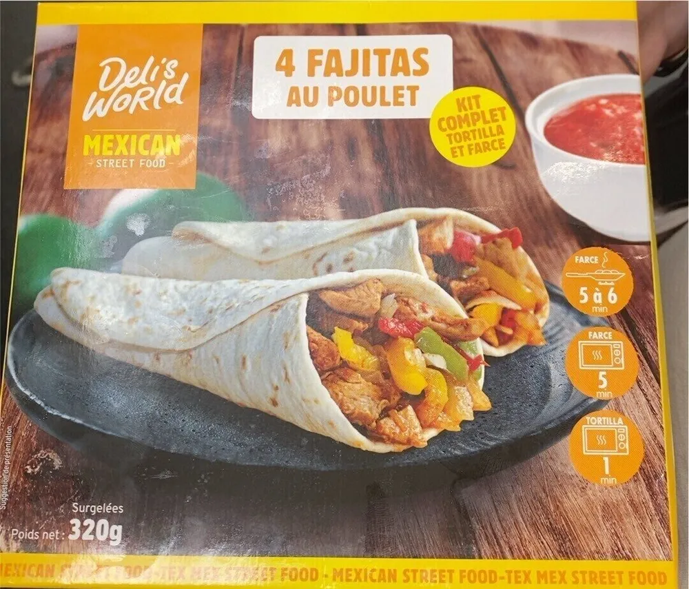 Fajitas au poulet