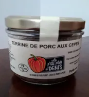 Terrine de porc aux cèpes