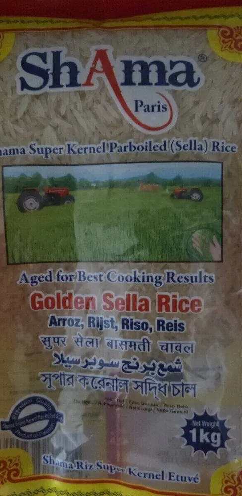 Golden sella rice