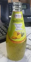 Boisson aux graines de basilic aromatisée