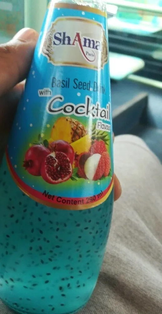 Basil Seed Drink Cocktail Flavour