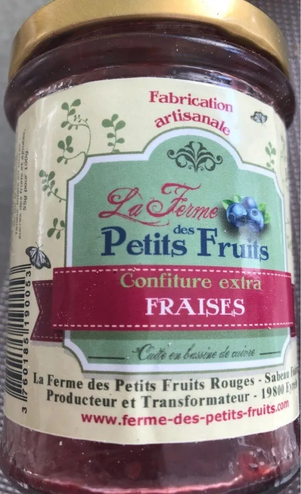 Confiture extra fraises