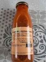 Soupe de saumon fumé