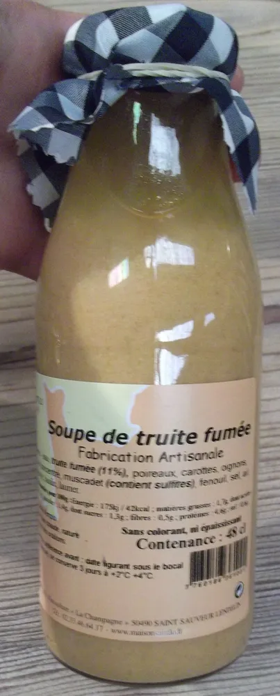 Soupe de truite fumée