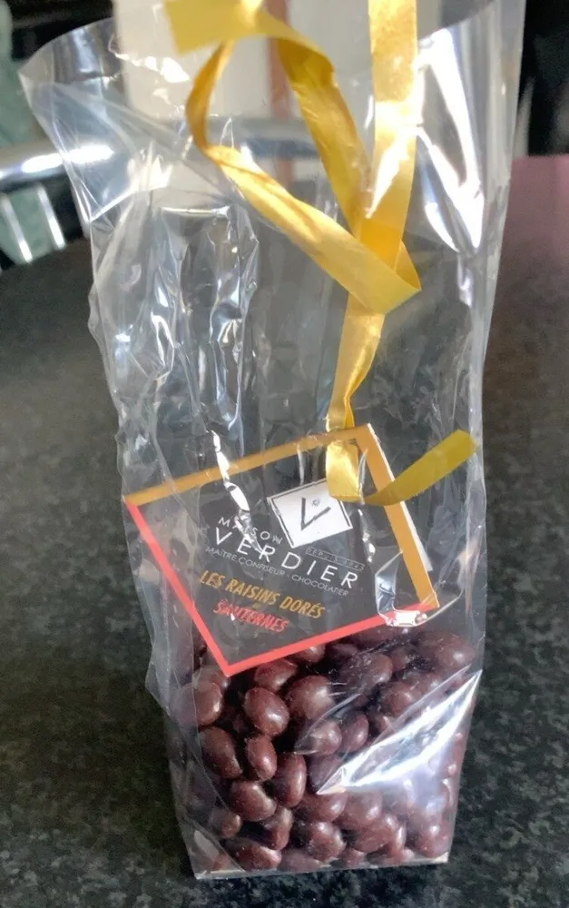 Les raisins dorés au sauterne