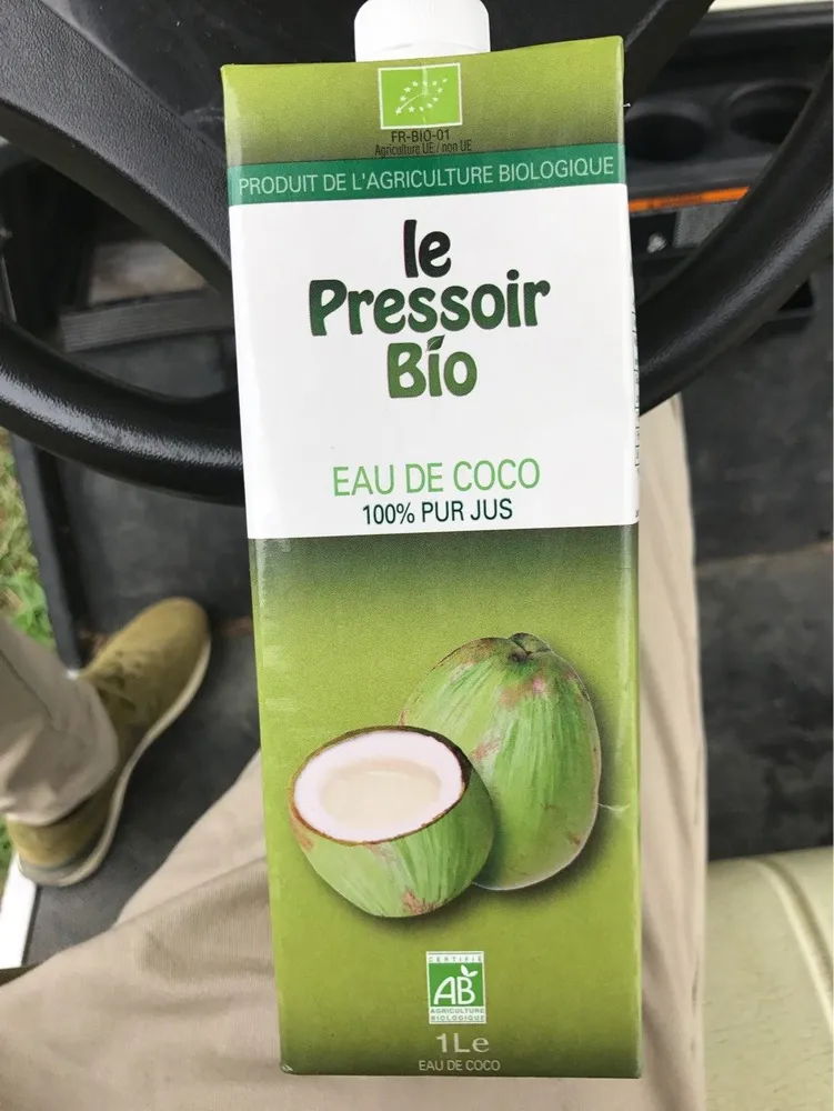 Eau de coco 100% pur jus