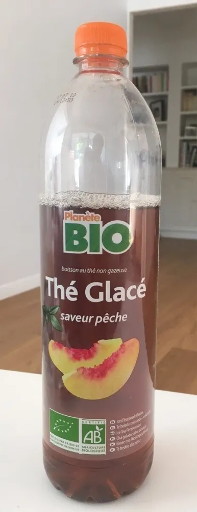 Thé glacé saveur pêche