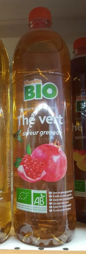 Thé vert saveur grenade