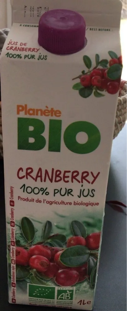 Jus de cranberry