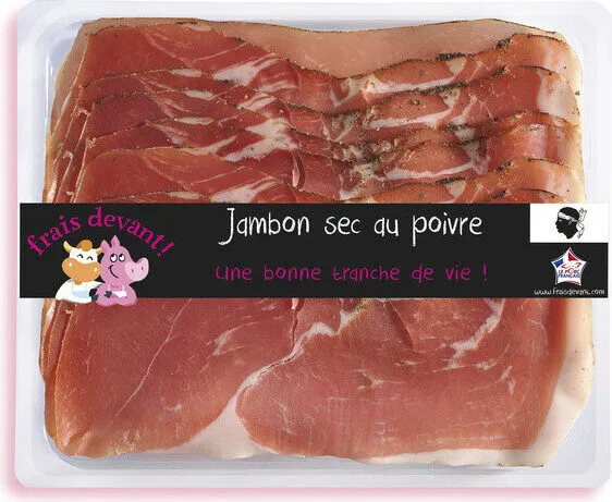 Jambon sec au poivre