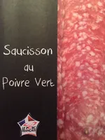 Saucisson au poivre vert