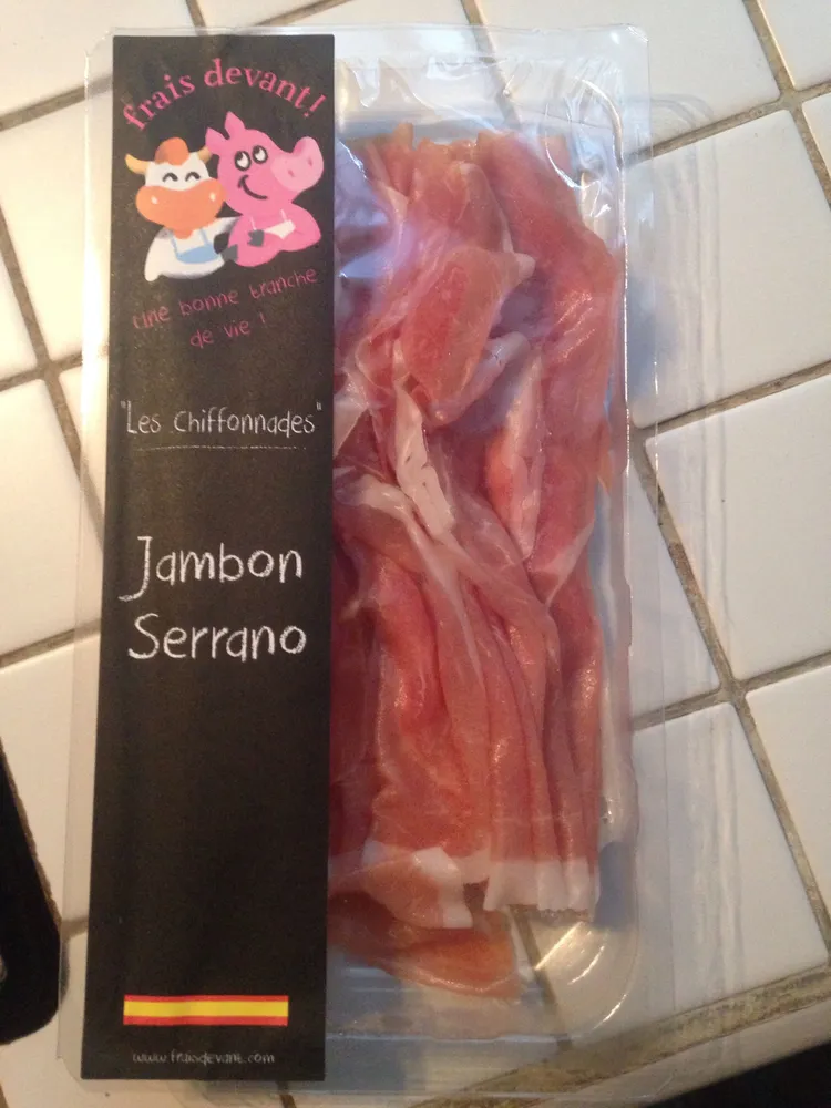 Chiffonnade de Jambon SERRANO