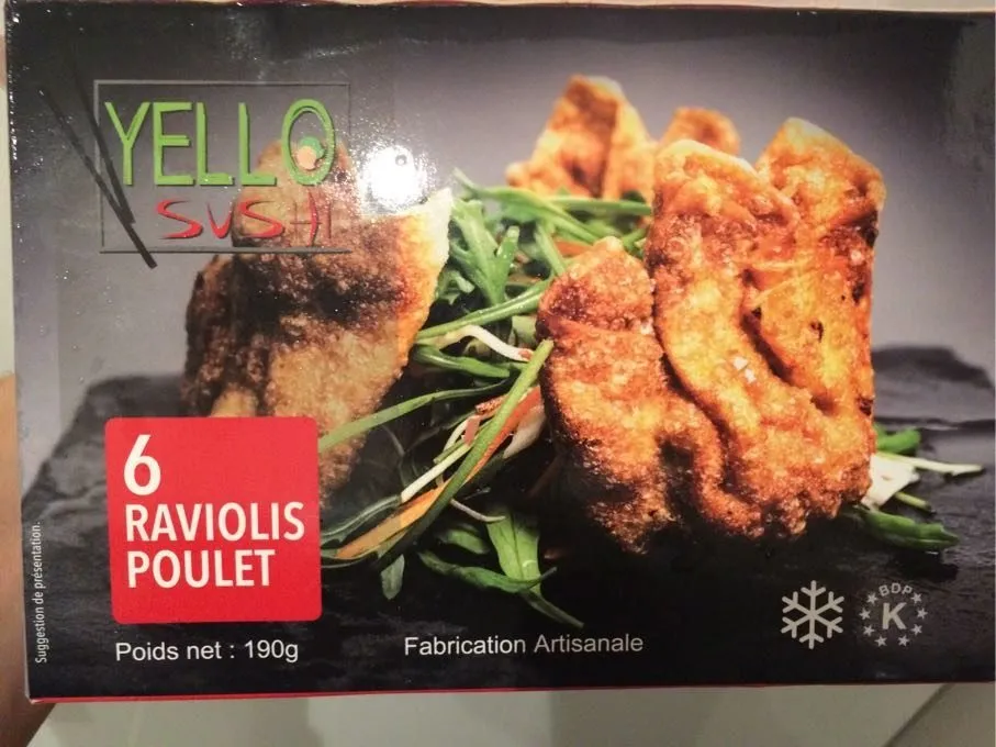 6 Raviolis Poulet