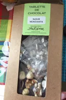 Tablette de chocolat Noir mendiants