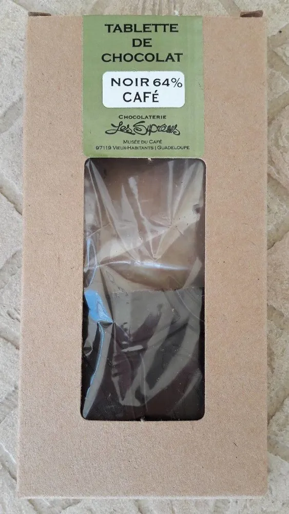 Tablette de chocolat café