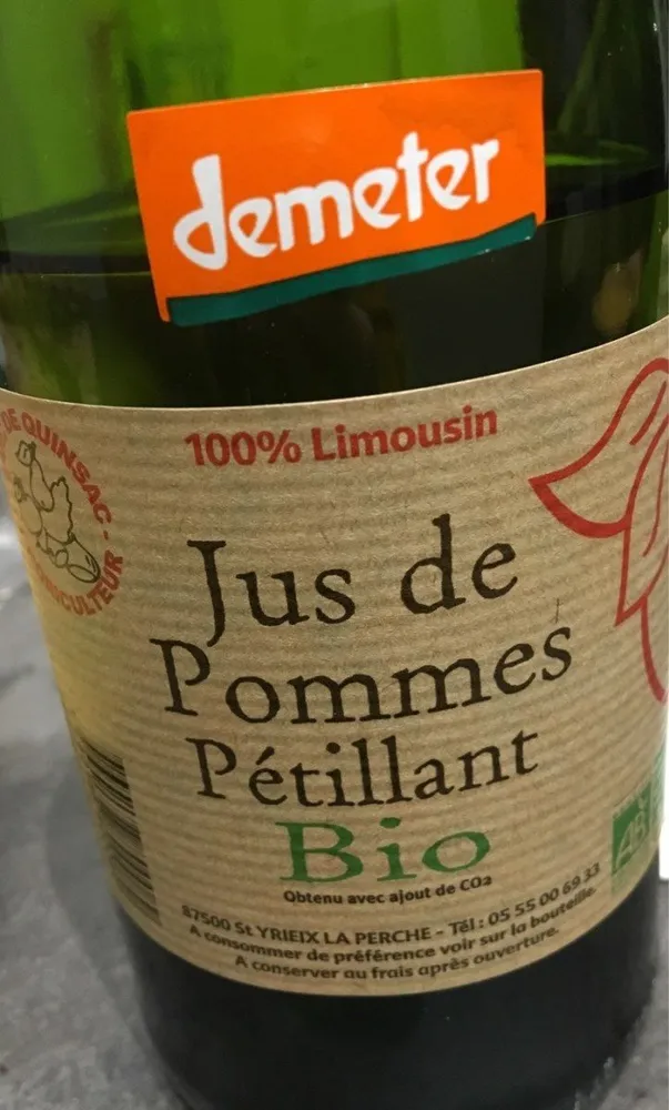 Jus de Pomme Pétillant