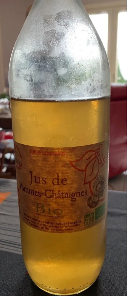 Jus de pommes-chataignes