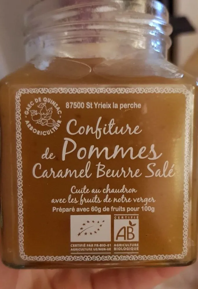 Confiture de Pommes Caramel beurre salé