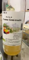 Jus de pomme semi-trouble