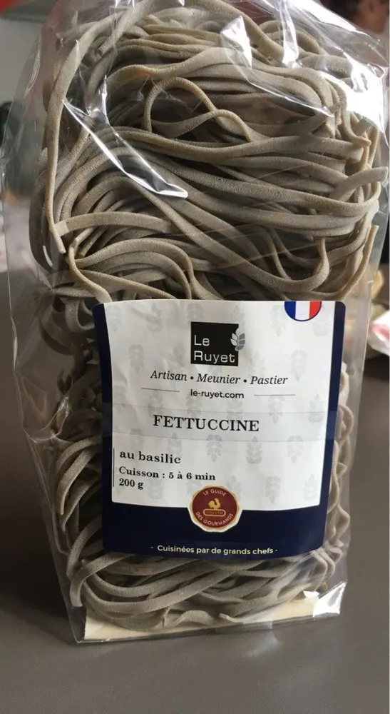 Fettuccine au basilic