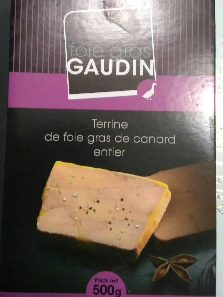 Terrine de foie gras de canard entier