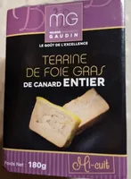 Terrine de Foie gras de canard entier mi-cuit