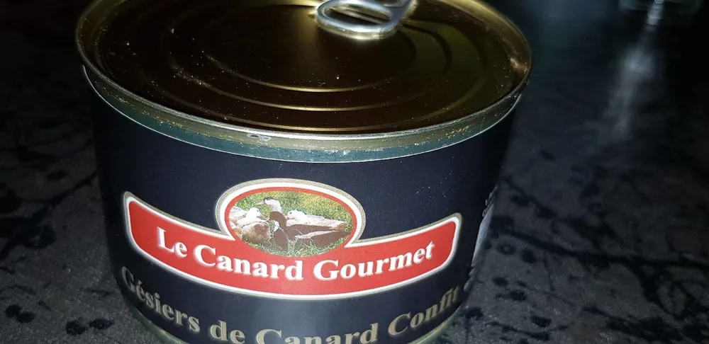 Gésiers de canard  confit