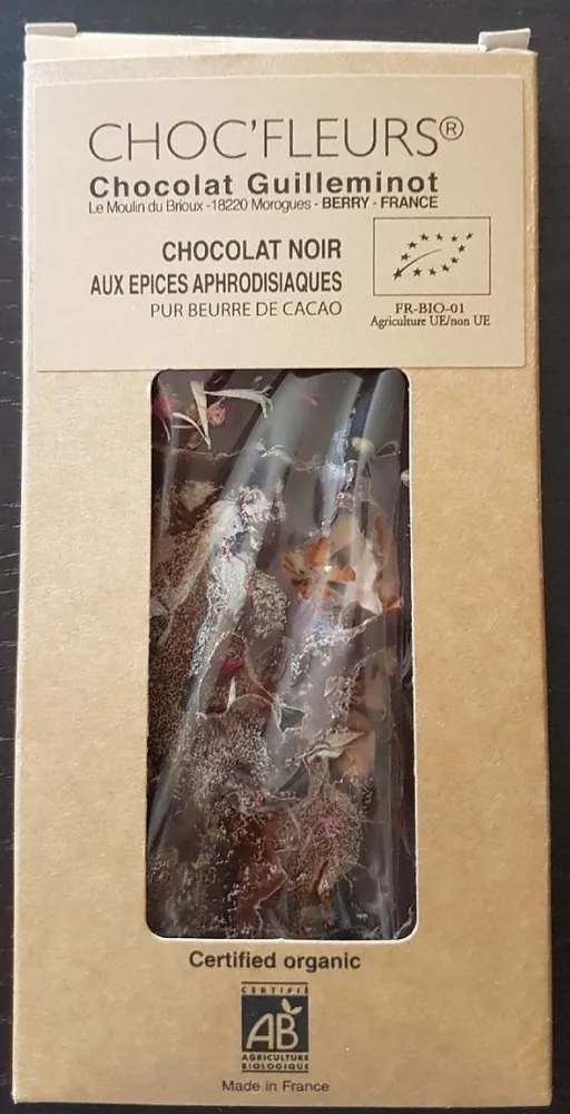 Chocolat noir aux épices