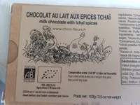 Chocolat au lait aux epices thai